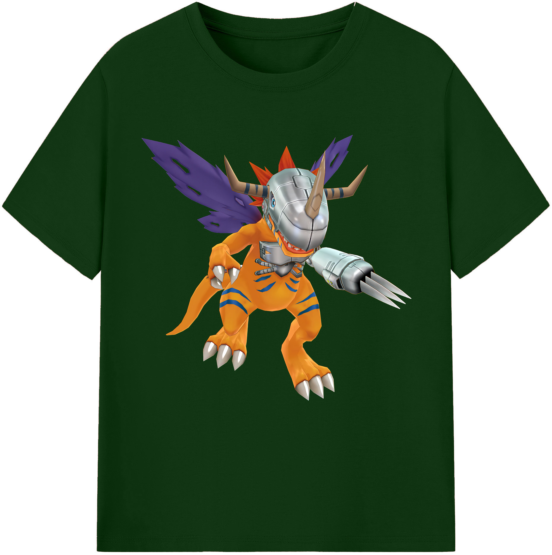 （画像用） Digimon デジタルモンスター/デジモン 綿100％半袖Tシャツ（フロントプリント）